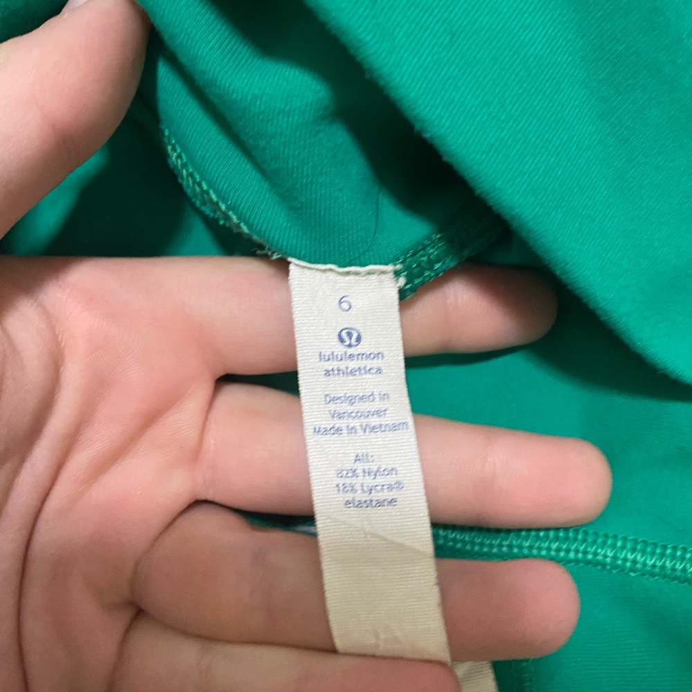 Teal LuLu Lemon fitness leggings - Picture 5 of 6